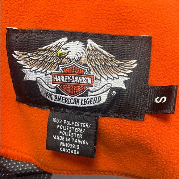 Harley-Davidson Black Windbreaker Jacket GUC - Picture 5 of 6